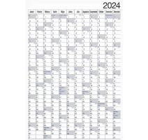 Afiș calendar 2 pagini cu planificator anual 980x680mm, Realsystem