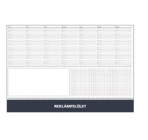 Calendar mapa birou negru