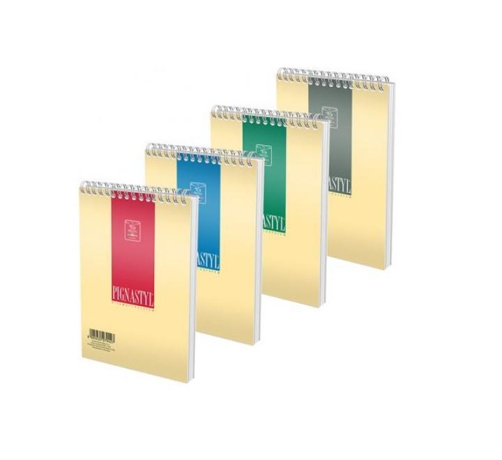 Notesz A7 spirálos 60 lap Pigna vonalas