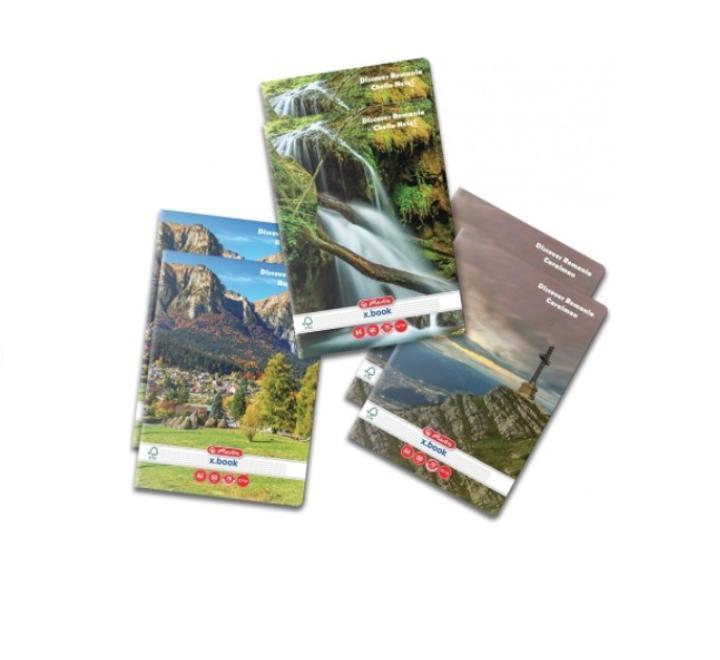 Füzet A4 60 lapos, vonalas Discover Romania