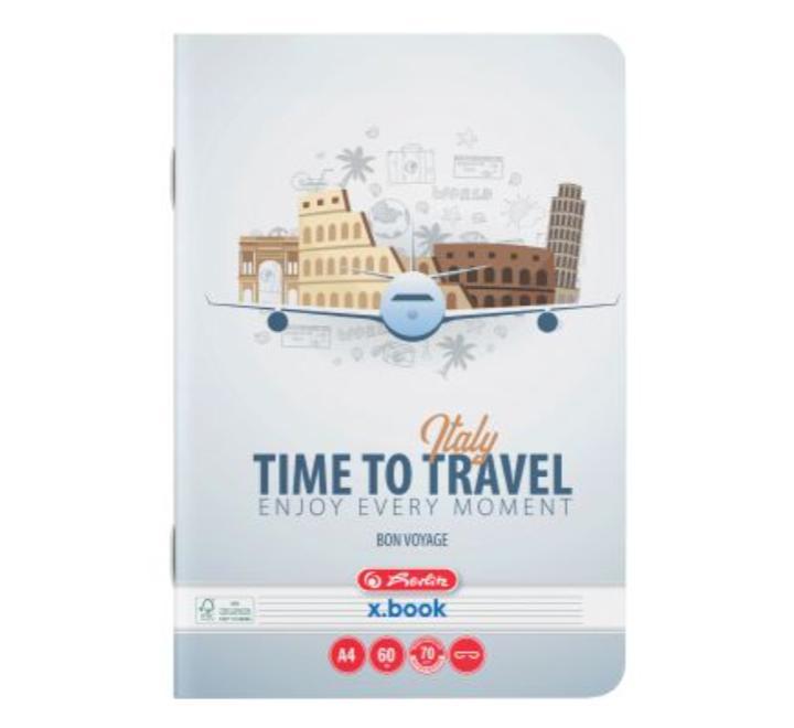 Füzet A4 60 lapos. vonalas Travel