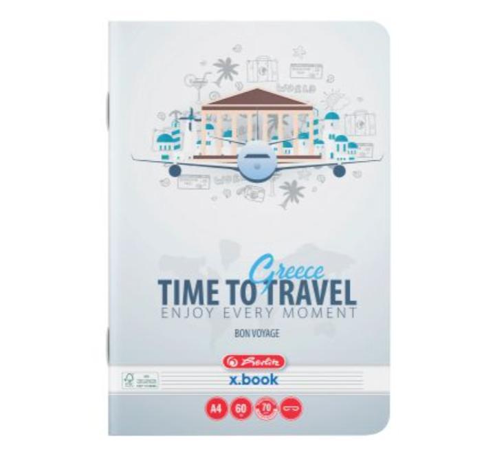 Füzet A4 60 lapos matek Travel Herlitz