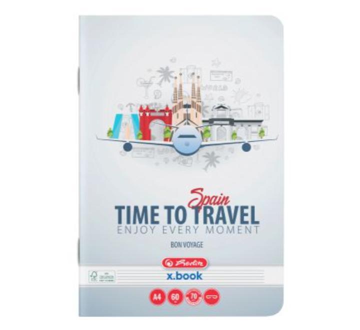 Füzet A4 60 lapos matek Travel Herlitz