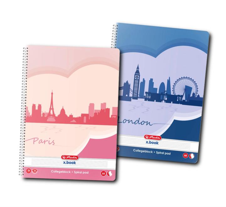 Füzet A4 70 lapos, spirálos vonalas Economic