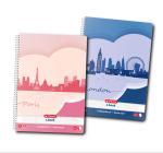 Füzet A4 70 lapos, spirálos vonalas Economic