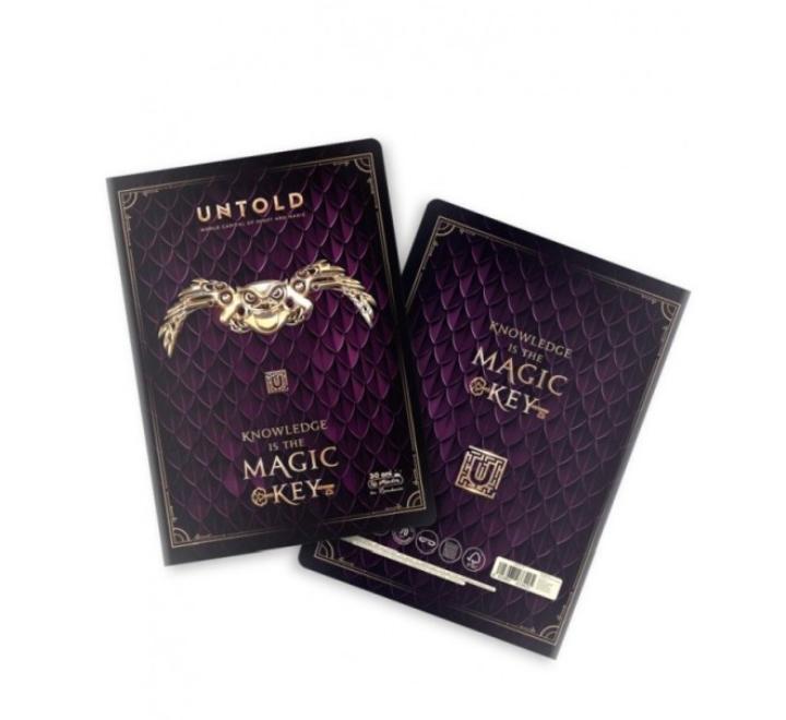 Füzet A4 80 lapos, vonalas Untold