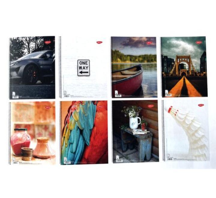 Füzet A4 80 lap, spirálos, kockás Daco