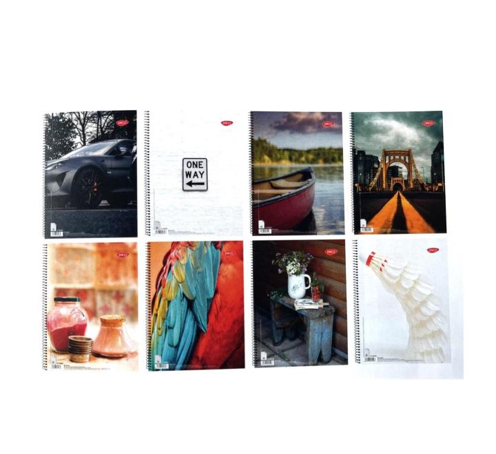 Füzet A4 80 lapos, vonalas spirálos