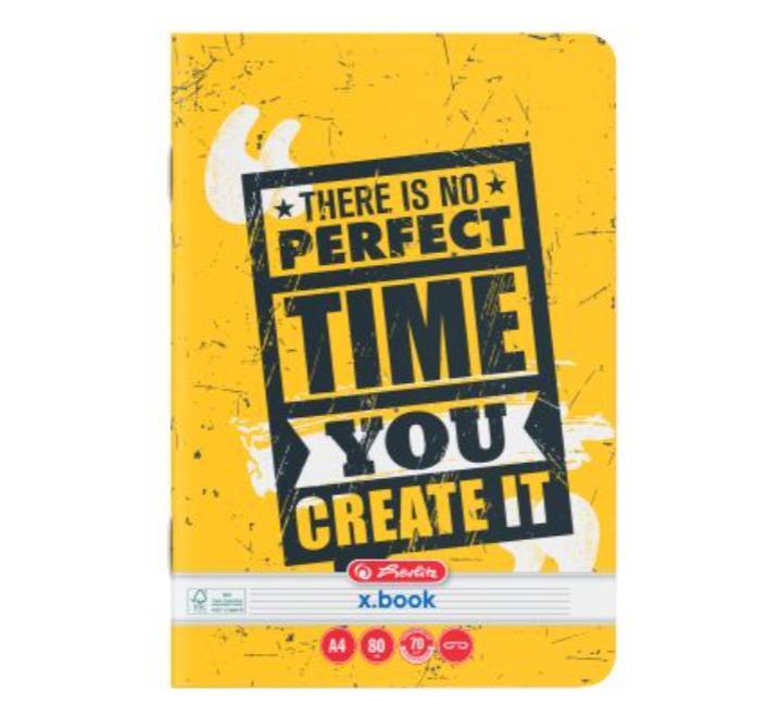 Füzet A4 80 lapos, vonalas Quotes