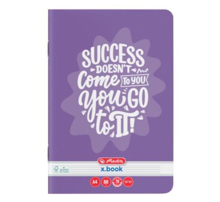 Füzet A4 80 lapos, vonalas Quotes