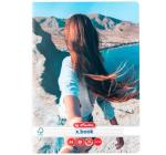 Füzet A4 80 lapos, vonalas Follow me