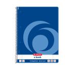 Füzet A4 80 lapos, vonalas spirálos College