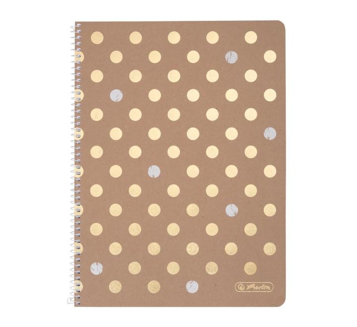 Füzet A4 80 lap, spirálos, kockás Herlitz