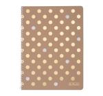 Füzet A4 80 lap, spirálos, kockás Herlitz