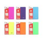 Füzet A5, 120 lap, 4 tárgy, műanyag boríó, spirálos