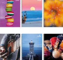 Caiet A5, 80 file, spirala, patratele