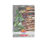 Füzet A5, 80 lap, kockás, Spices