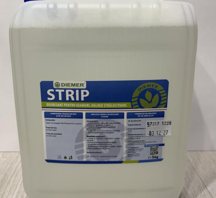 Strip degresant pentru geamuri 5l