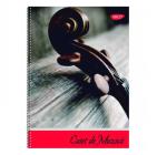 Zene füzet A4, 24 lap, spirálos, Daco