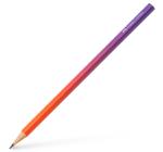 Creion grafit B Triunghilar Flow Violet-Portocaliu
