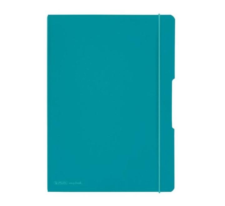 Füzet A4 vonalas+kockás 2x40 lap my.book flex türkiz