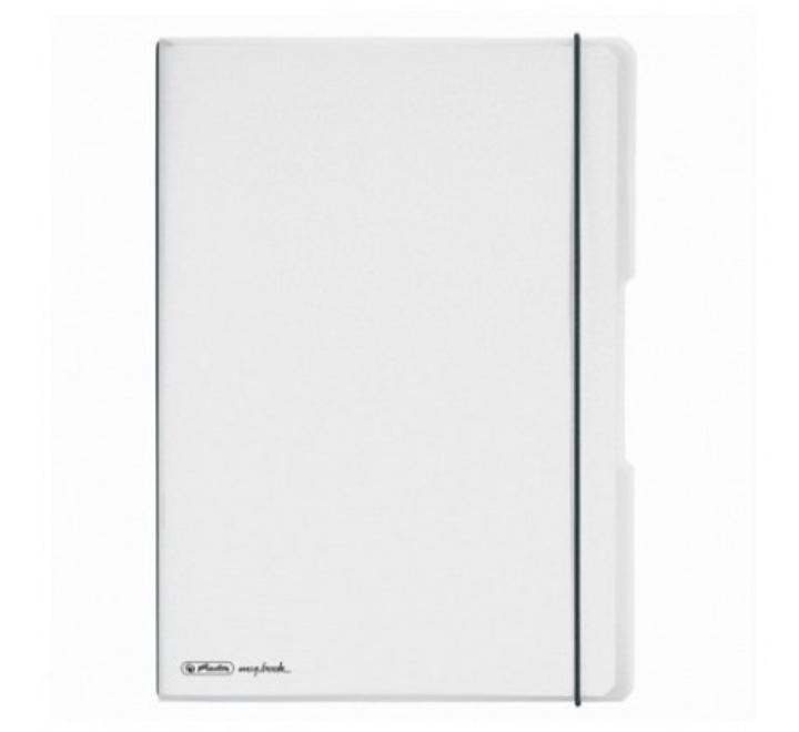 Füzet A4 vonalas+kockás 2x40 lap my.book flex átlátszó