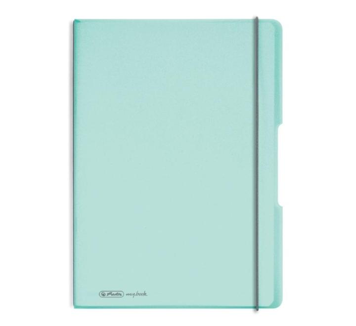 Füzet A4 vonalas+kockás 2x40 lap my.book flex világos türkiz