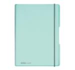 Füzet A4 vonalas+kockás 2x40 lap my.book flex világos türkiz