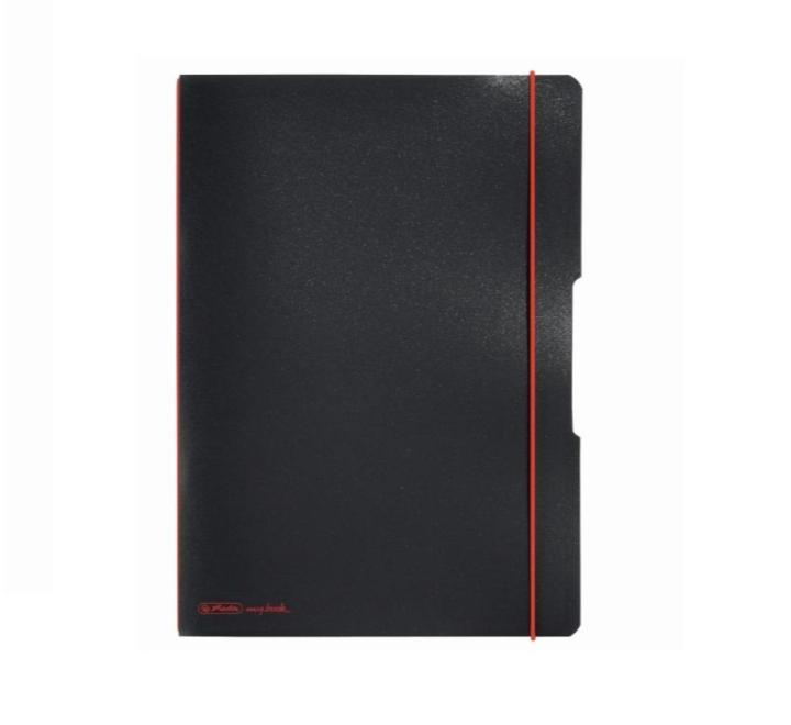 Füzet A5 vonalas 40 lap my.book flex fekete