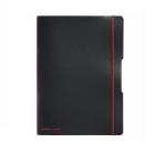 Füzet A5 vonalas 40 lap my.book flex fekete