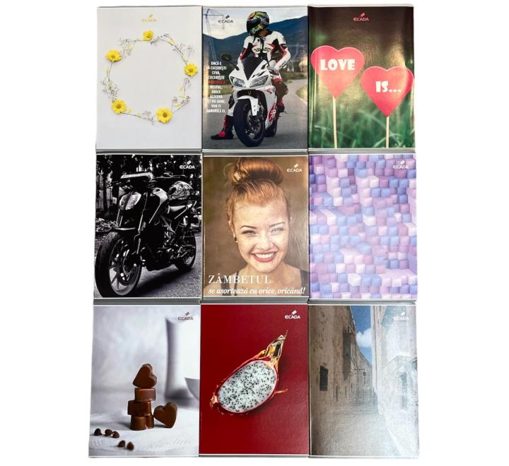 Füzet A4 60 lap, kockás, Ecada