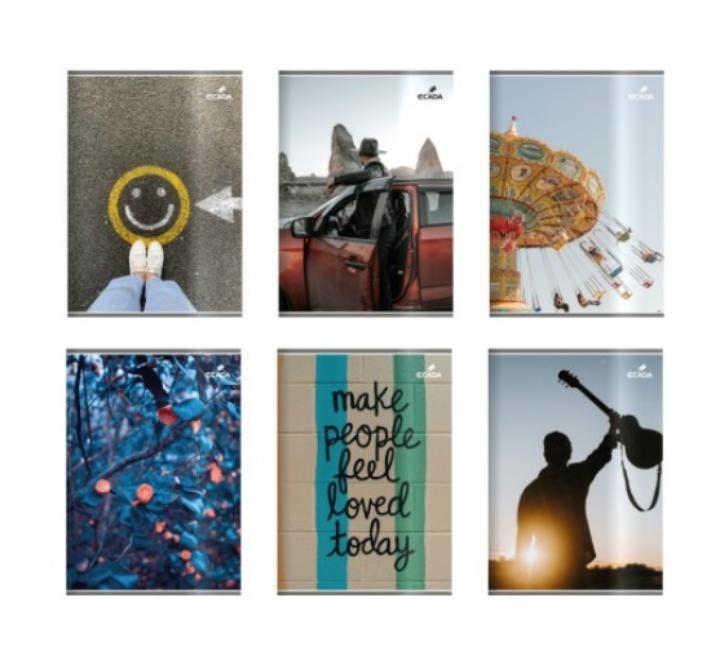 Füzet A4 80 lap kockás Ecada