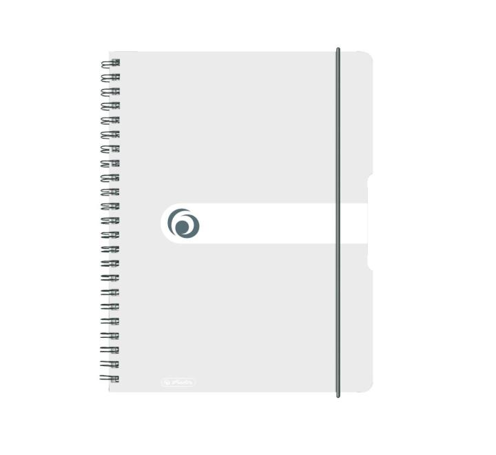 Kockás füzet A4 80 lap, spirálos gumival ellátott fehér színū