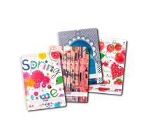 Caiet A5 100 file, spirala, patratele