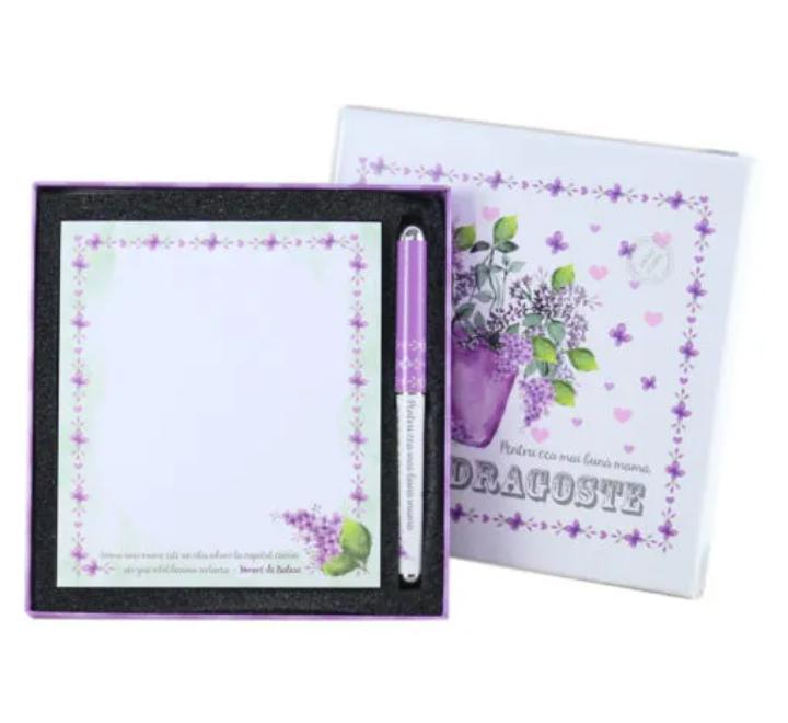 Jegyzetlapok készlet golyóstollal