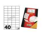 Öntapadós címke 40/A4 100/doboz