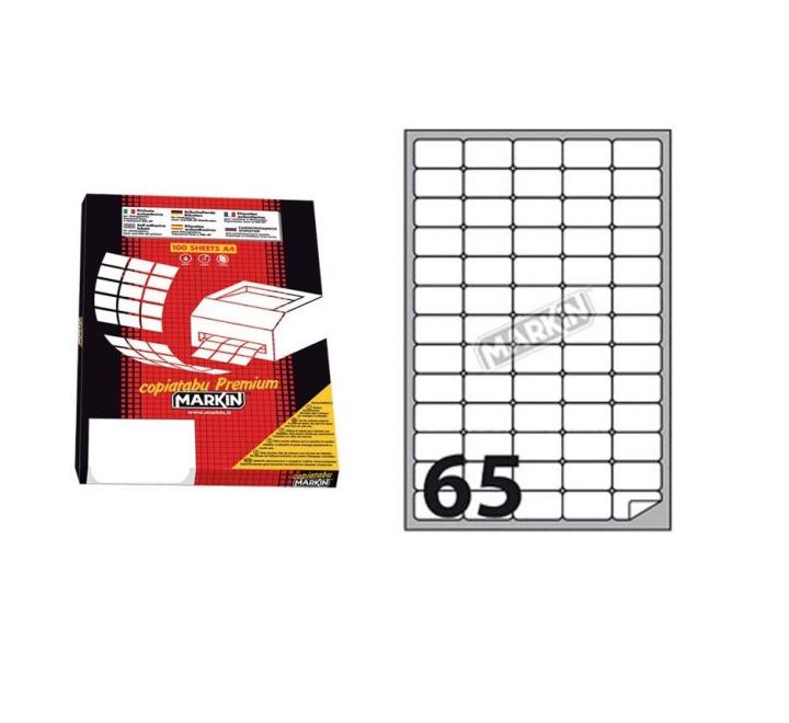 Öntapadós címke 65/A4 38,1 x 21,1 mm