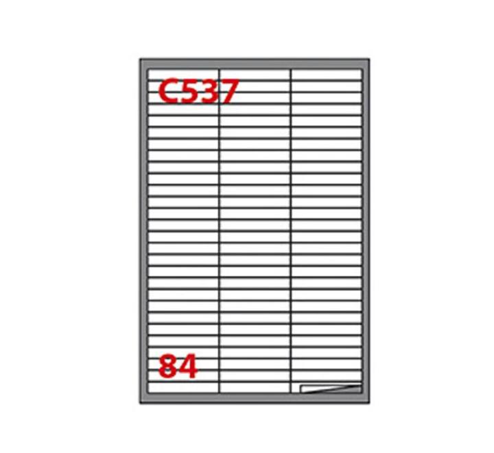 Öntapadós címke 84/A4 67 x 10 mm