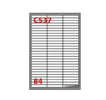 Öntapadós címke 84/A4 67 x 10 mm