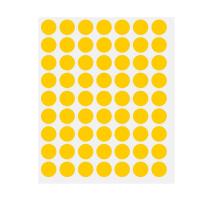 Öntapadós pontok, 630/szett O14, sárga