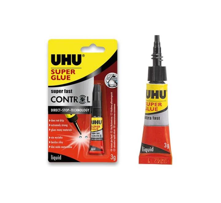 Pillanatragasztó UHU Control 3g