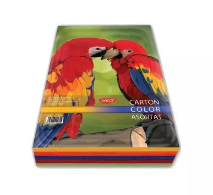 Színes karton A4 240g 50 lap 10 szín Daco