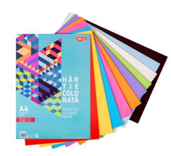 Színes papír A4 100 lap 80g Daco