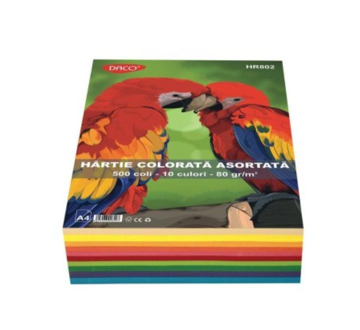 Színes papír A4 500 lap Daco