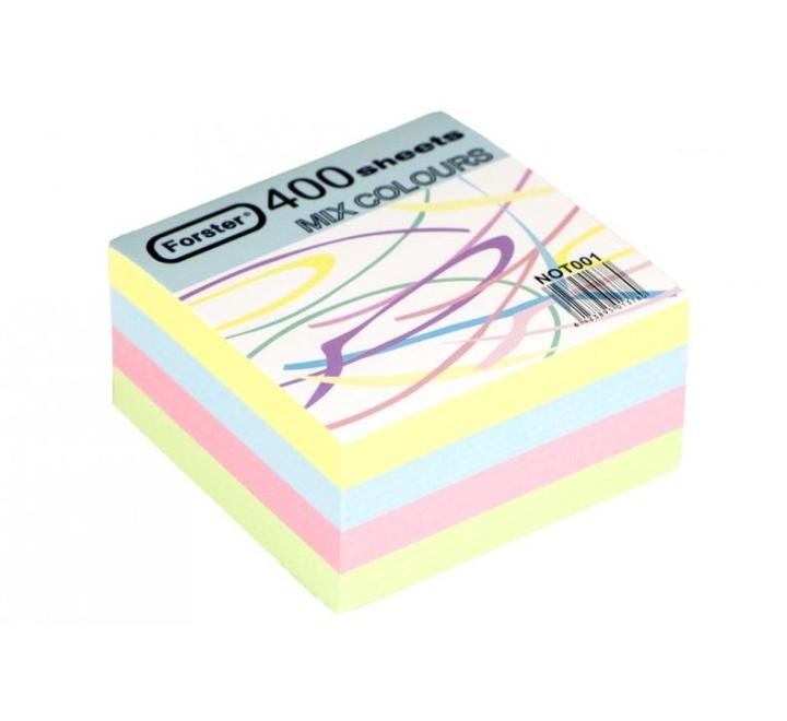 Jegyzettömb betét Forster 400 lap színes