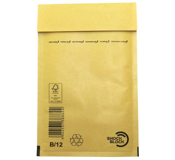 Légpárnás boríték B/12 140x230mm Daco