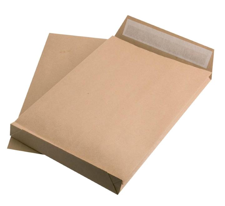 Barna boríték B4 öntapadós csíkkal (Burduf 50mm)