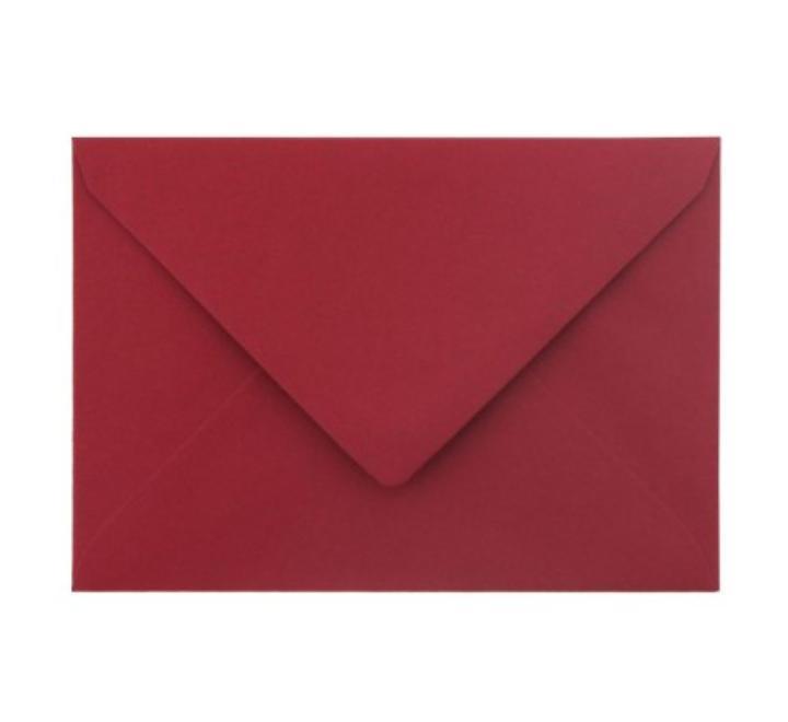 Színes boríték C6 bordó