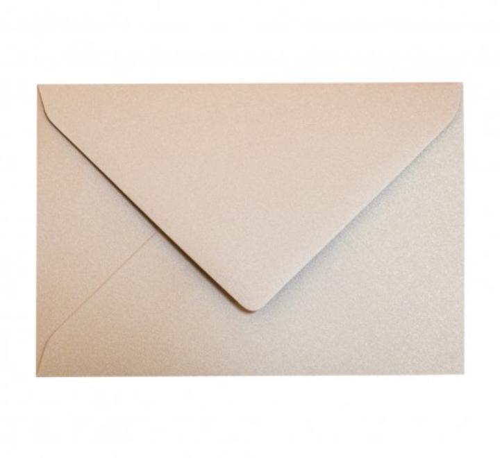 Színes boríték C6 gyöngyházfény natur