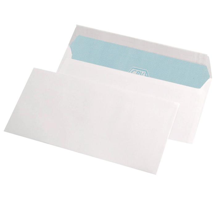 Boríték DL fehér szilikonos